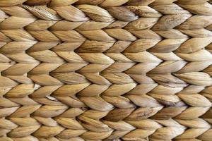 pour les paniers en rotin tressé, une image du matériau de surface tissé en rotin photo