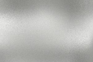 texture de plaque métallique argentée rugueuse, arrière-plan abstrait photo