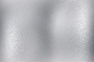 mur en métal argenté brossé brillant, fond de texture abstraite photo