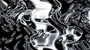 abstrait futuriste de chrome liquide photo