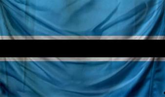 agitant le drapeau du botswana photo