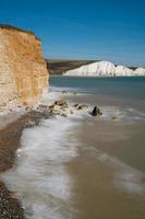 vue sur la côte du sussex depuis l'écart de l'espoir photo