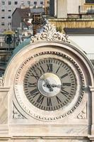 milan, italie, 2008. vieille horloge photo