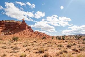 parc national de capitol reef par une journée ensoleillée dans l'état de l'utah. photo