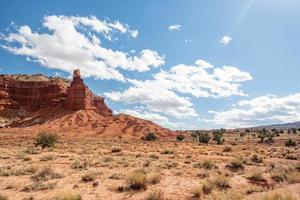 parc national de capitol reef par une journée ensoleillée dans l'état de l'utah. photo