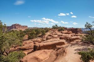 parc national de capitol reef par une journée ensoleillée dans l'état de l'utah. photo