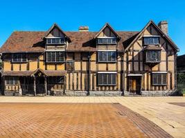 hdr lieu de naissance de shakespeare à stratford upon avon photo