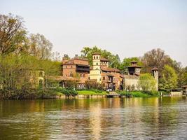 château médiéval hdr à turin photo