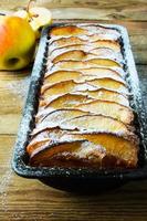 tarte aux pommes aux fruits frais photo