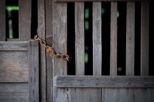 chaîne d'emprisonnement de rouille photo