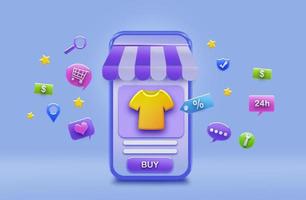 conception d'icône shopping pour le commerce électronique photo