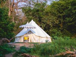 camp blanc et nature photo