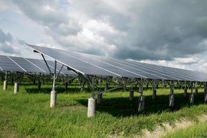 panneau photovoltaïque ou solaire pour énergie renouvelable ou électricité photo