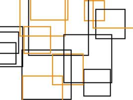 abstraits carrés gris orange avec fond blanc photo