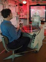 Londres, Royaume-Uni, 2016. mannequin en salle de guerre sur le hms belfast photo