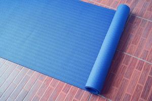 tapis de yoga gros plan photo