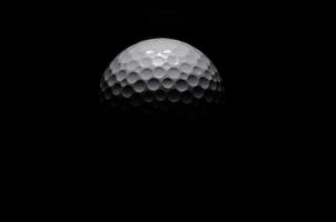 balle de golf comme la lune photo