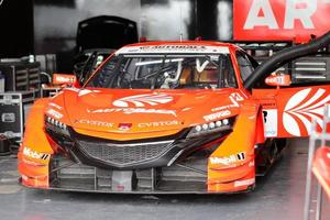 buriram thaïlande 7 octobre courses d'équipe pendant les autobacs super gt round7 burirum united super gt race at chang international circuit, super gt race 2017, at buriram, thailand. photo