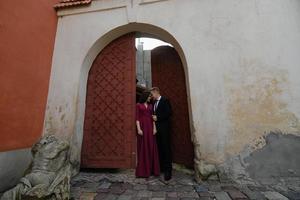 couple de danseurs de tango argentin pose photo