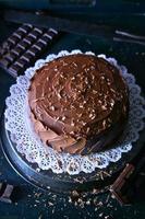 gâteau au chocolat glacé photo