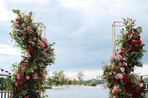 zone de cérémonie de mariage photo