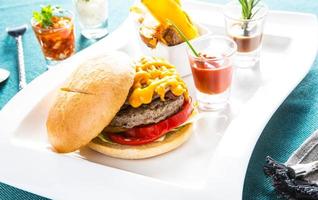 burger de boeuf photo