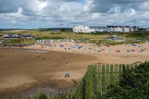 la plage de bude à cornouailles photo