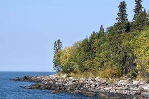 tomber sur le lac Winnipeg photo