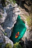 aventure en kayak dans le canyon