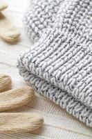 vêtements en laine hiver photo