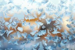 décoration de glace fenêtre hiver brillant