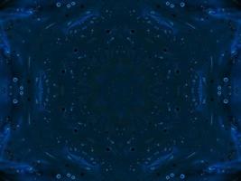 motif de kaléidoscope de mer bleu foncé congelé. fond abstrait. photographie gratuite. photo