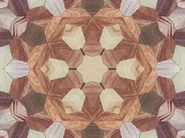 abstrait de la texture du bois. motif kaléidoscope. photo