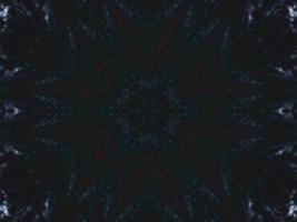 arrière-plan abstrait de vibes gothiques de couleur bleu foncé et noir. motif kaléidoscope. photographie gratuite. photo