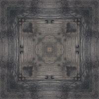 fond carré abstrait gris. motif kaléidoscope de bois gris. fond libre. photo