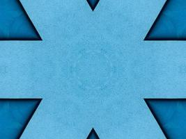 motif kaléidoscope bleu uni. fond abstrait. photographie gratuite. photo