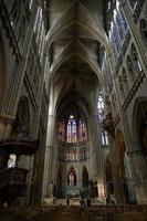 Metz, France, 2015. vue de l'intérieur de la cathédrale Saint-Etienne