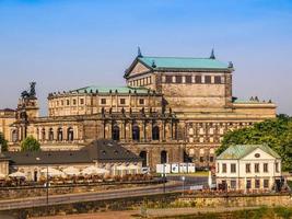 hdr semperoper à dresde photo