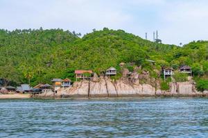 belle vue sur le paysage à koh tao en thaïlande. photo