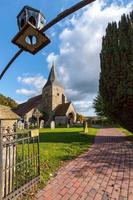 Burwash, East Sussex, Royaume-Uni, 2009. porte de l'église de Burwash photo