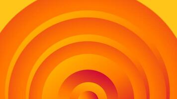 fond dégradé de géométrie de cercles avec combinaison de couleurs jaune et orange. conception de fond de présentation. adapté à la présentation, à l'affiche, au fond d'écran, au site Web personnel, aux expériences ui et ux. photo