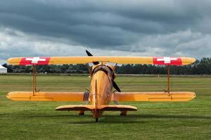 Goodwood, West Sussex, Royaume-Uni, 2012. Tronçonneur 131 Jungmann biplan vintage photo