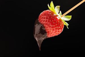 fraise et chocolat photo
