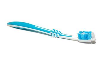 brosse à dents bleue photo