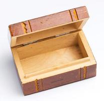 coffret en bois ancien photo