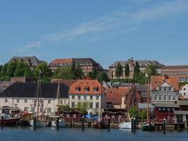 la ville de flensbourg à la mer baltique photo