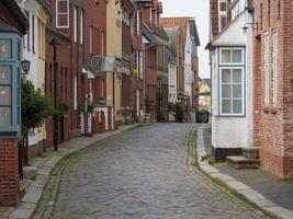 la ville de husum à la mer du nord photo