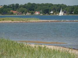 la mer baltique près de flensbourg en allemagne photo