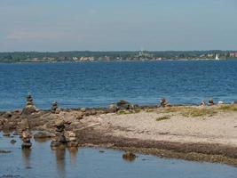 la mer baltique près de flensbourg en allemagne photo