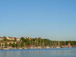 la ville de flensbourg à la mer baltique photo